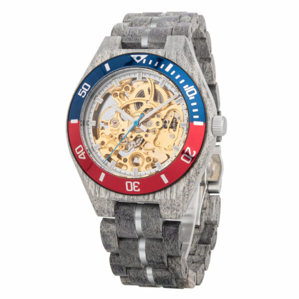 SET VOLKER RELOJ PERSONALIZADO DE MADERA CON CAJA - Imagen 5